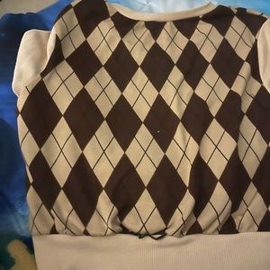 Long sleeve shirt from SHEIN, size 11-12, color orange and brown